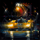 Le Mans 1970 
The Ecurie Francorchamps Ferrari 512 of H.de Fierlant and A.Walker.
Acrylic on canvas, 40cm x 40cm
SOLD
